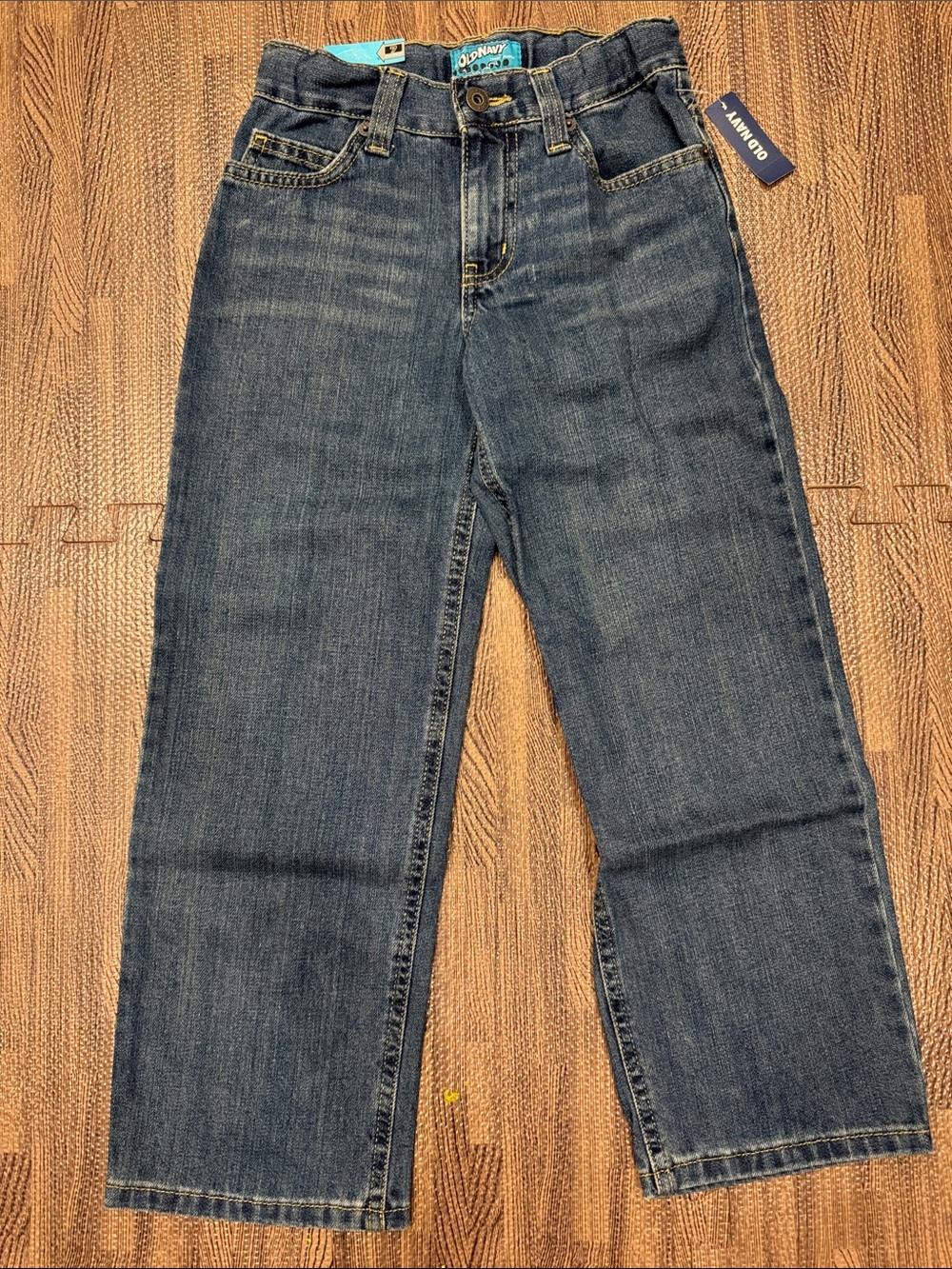 Old Navy Dark Blue Relaxed Fit Jeans